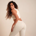 Set Leggins y top sin mangas - Tejido adaptable, talla única